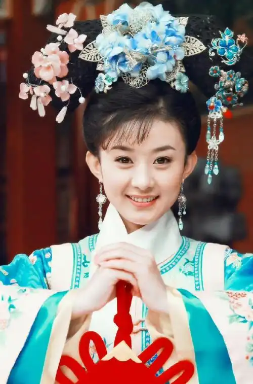 赵丽颖晴儿时旧照