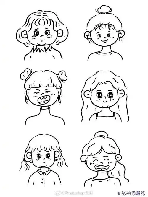 可爱简笔画手帐(图:张的很嚣张)