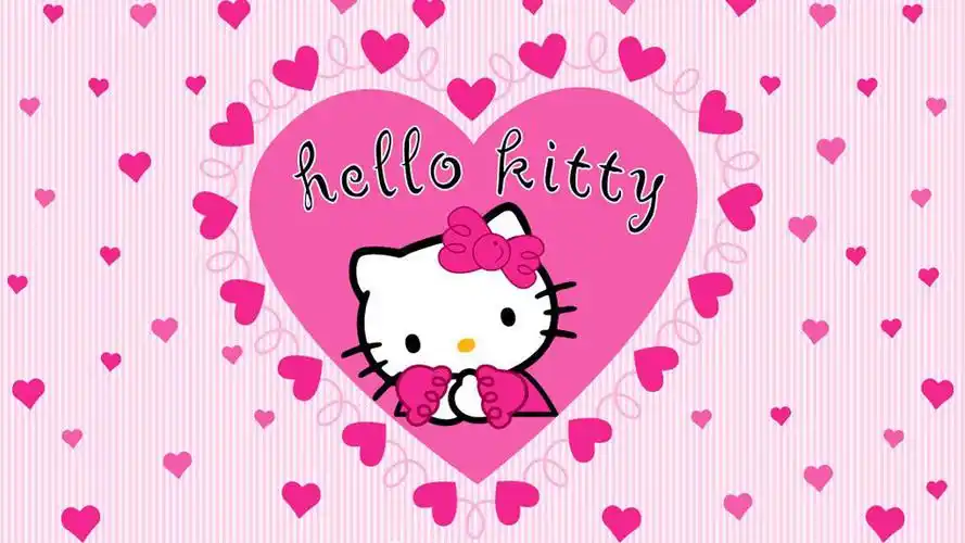 可爱的粉色卡通