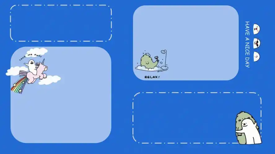 自制电脑壁纸鸭