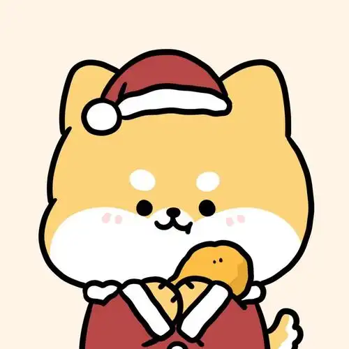 小动物圣诞卡通头像