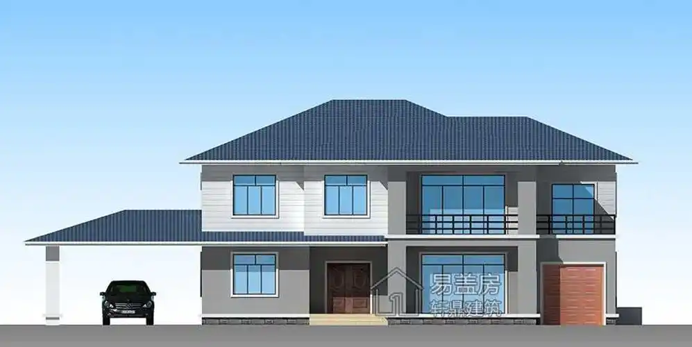 欧式二层别墅设计图效果图