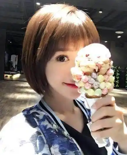 毛晓彤晒可爱造型,《锦绣未央》里的李常茹长大了!_女生_样子_短发