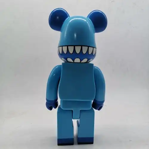 潮流玩偶bearbrick积木熊暴力熊 xx眼蓝牙 联名摆件模型公仔 400%