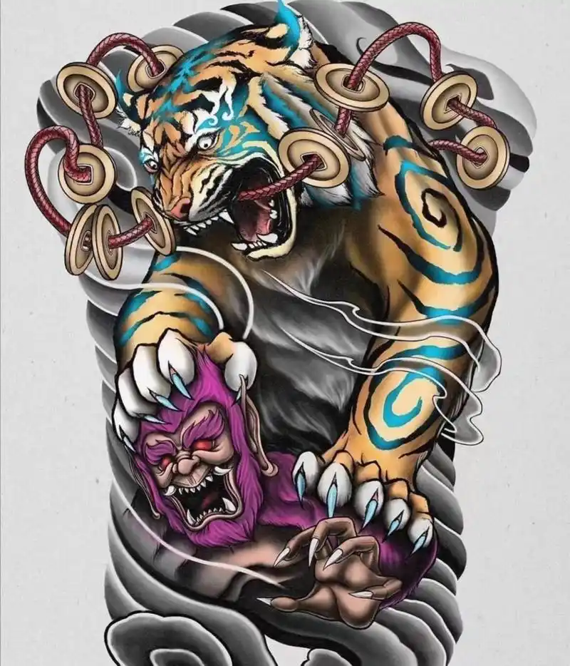 刺青图   今日分享最新纹身手稿