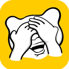 恶搞捂脸坏笑逗比gif动图_动态图_表情包下载_soogif