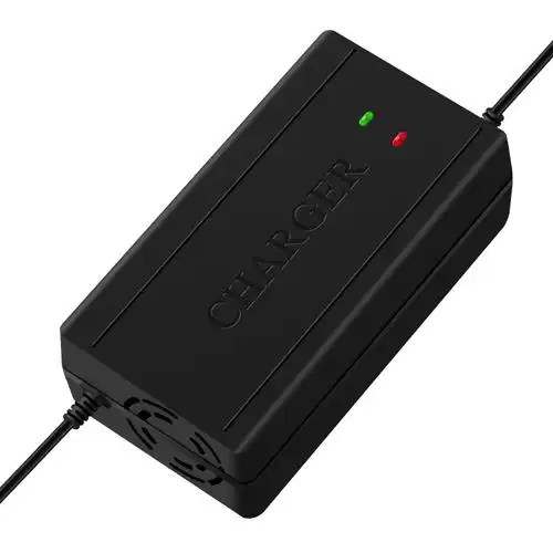 适用小鸟电动车充电器48v20ah铅酸电瓶60v三轮车72v智能三横插头