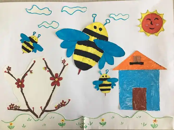 "对称美图形"剪贴画综合实践活动