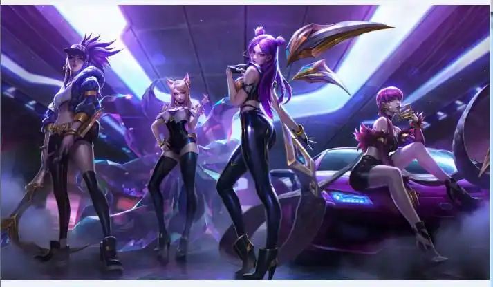 英雄联盟kda女团高清壁纸精选免费版