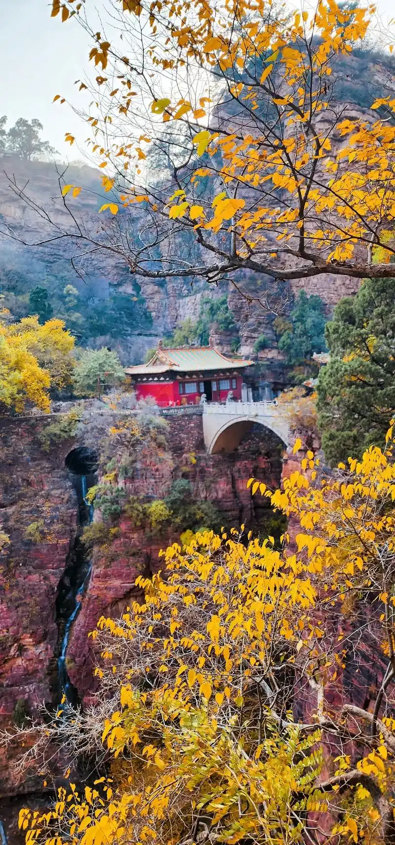 章子怡《卧虎藏龙》取景地|苍岩山.