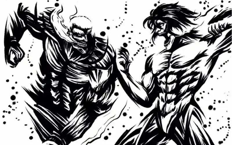 【黑白画】进击的巨人第四季op僕の戦争