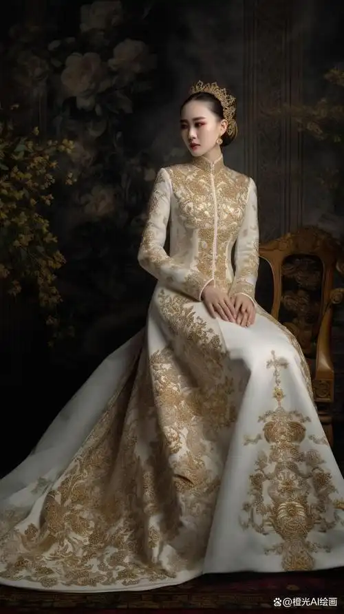 秀禾,又称为"嫁衣秀禾",是中国传统婚礼中新娘的一种华丽礼服.