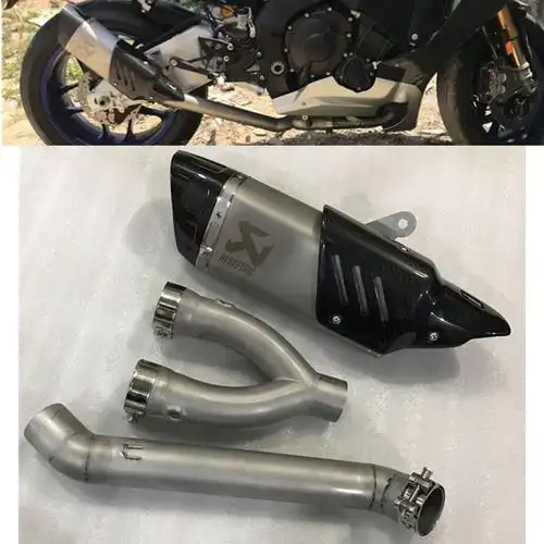 适用于yamahayzf10001518年雅马哈r1改装天蝎碳纤维排气管摩托车排气