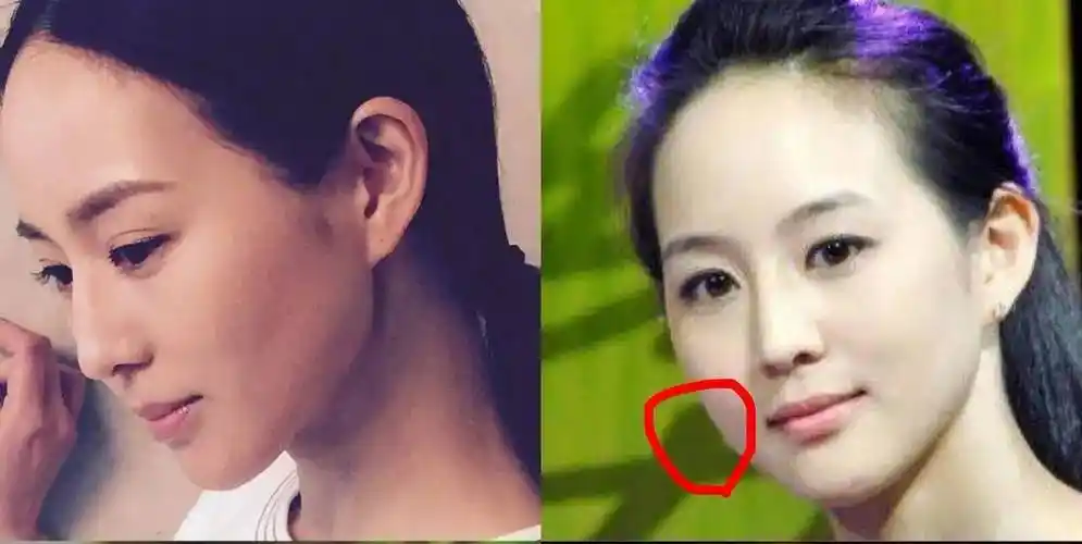 相差十岁和baby热巴同框却丝毫不输?颧骨下方这个部位才是抗老神器