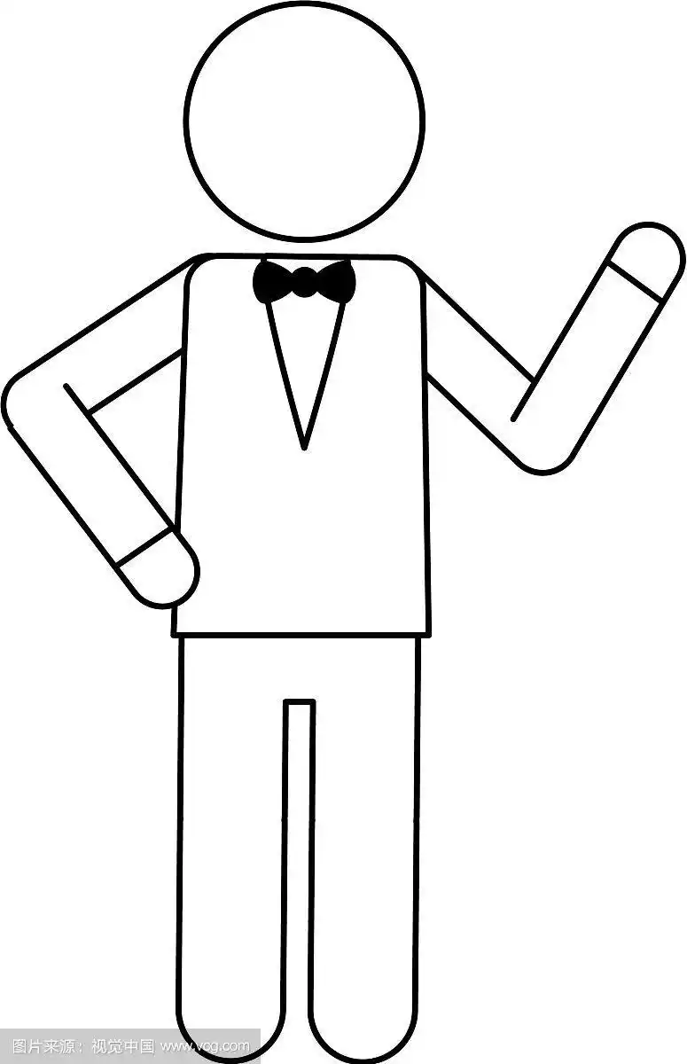 穿西装打领结的男人