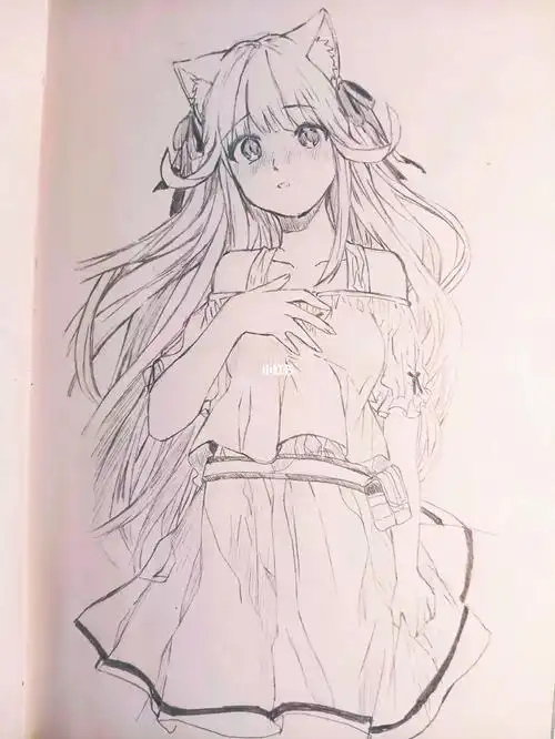 每天一张打卡心动的猫耳少女