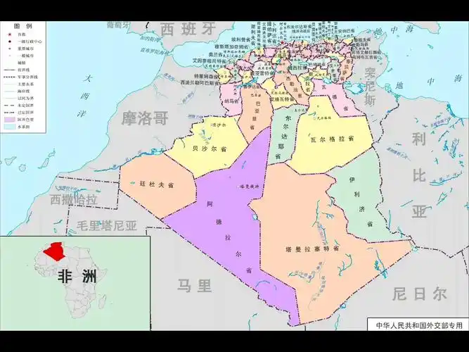 行政区划阿尔及利亚行政划