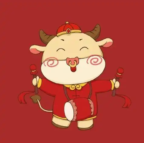 牛年新春开运头像牛年好运挡不住牛年财运滚滚来