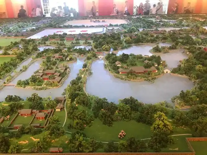 这是圆明园的全景模型