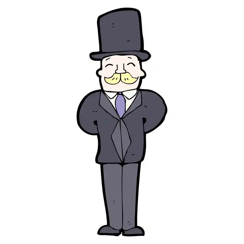 卡通丰富绅士,卡通丰富绅士