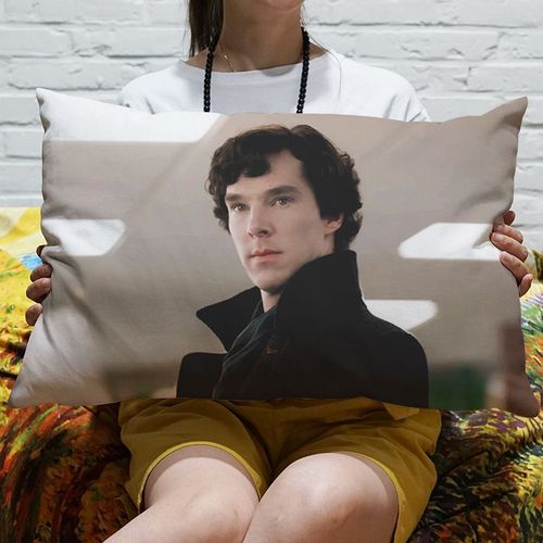 美剧神探夏洛克周边福尔摩斯卷福221b同款福华cp应援等身抱枕靠垫
