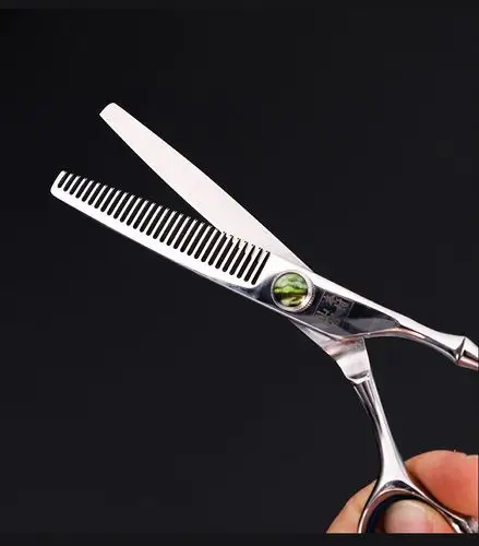 无痕牙剪平剪条调量剪专业美发剪进口440c打薄理发剪刀家用理发剪