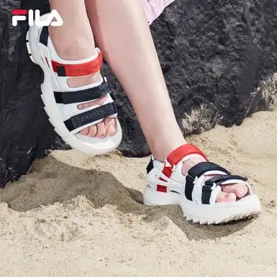 斐乐fila女子凉鞋情侣夏季休闲厚底魔术运动沙滩鞋