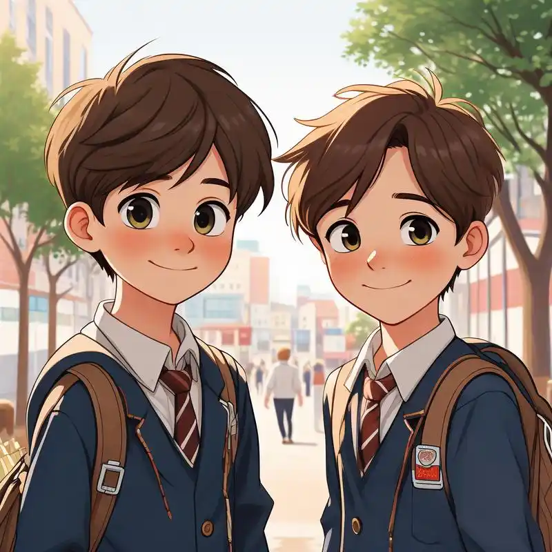 92 两个男孩微信头像精选 亲们,这次带来一组两个男孩的微信头像