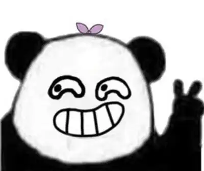熊猫头无字表情包图片