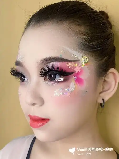 舞台妆彩绘  #创意舞台妆  #古典舞