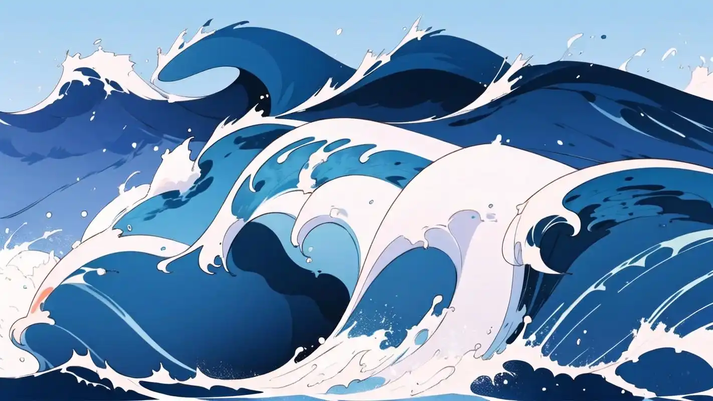 桌面海浪壁纸98让心情变得美美哒～ 亲们,给你们带来一组超级美的