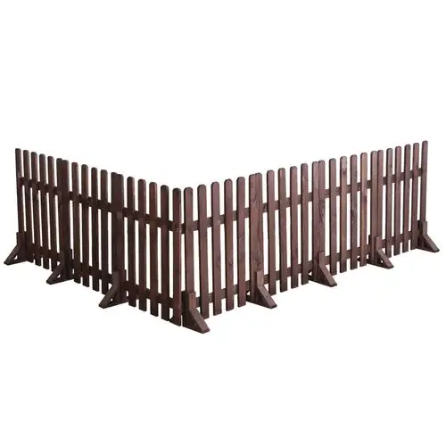 室外装饰阳台花园防腐木圣诞树栅栏狗窝围栏篱笆室内实木护栏隔断