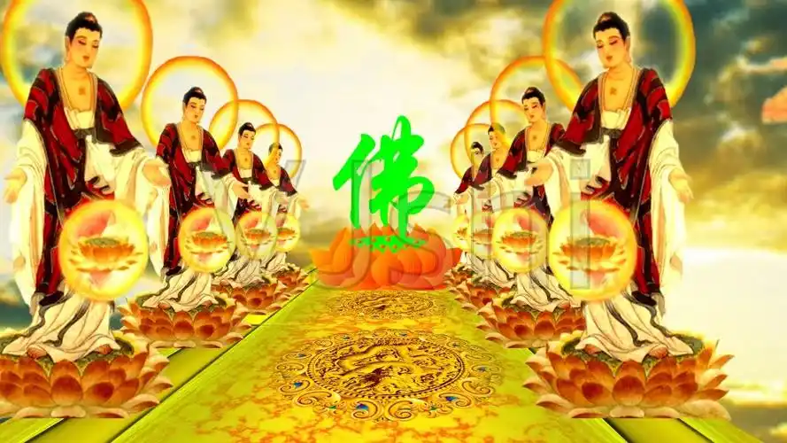 阿弥陀佛接引佛教素材046