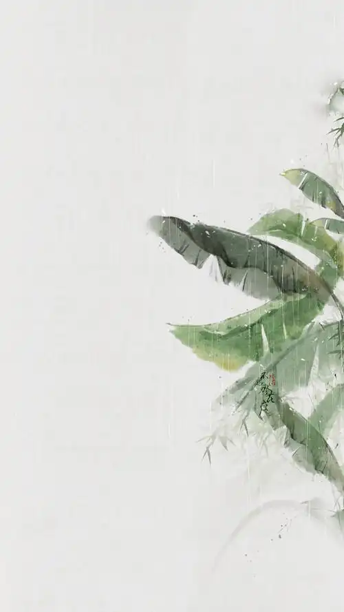 小清新古风绘画手机壁纸