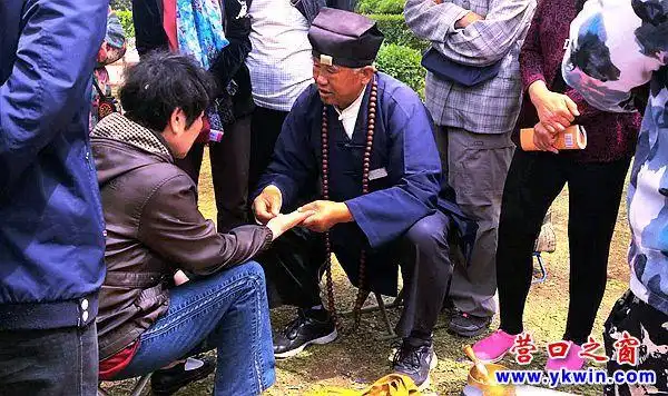 营口庙会算命奇景各路大仙云集