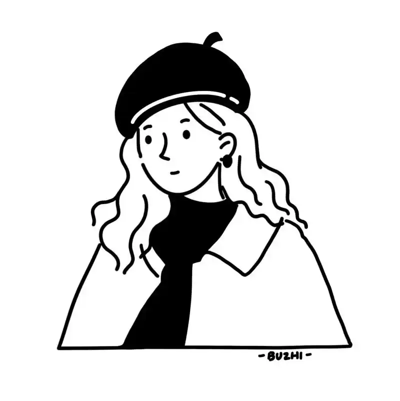 极简风人物头像.极简风人物头像#跟着抖音学画画 #一学就会的 - 抖音