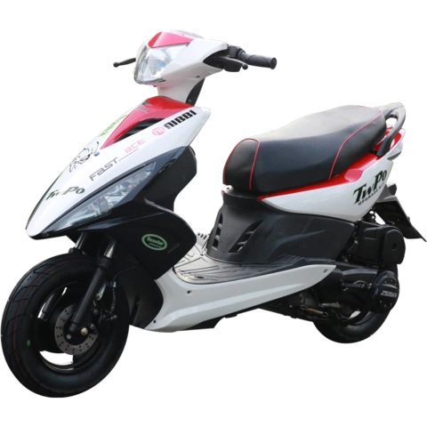 鬼火踏板摩托车125cc燃油车男女款上班族代步车助力车两轮摩托车