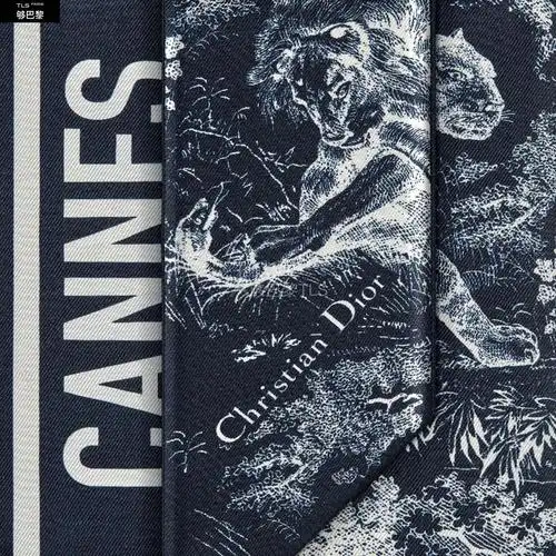 【包邮包税】 dior迪奥 21年春夏 女士 丝巾 丝巾-海*蓝色桑蚕丝斜纹