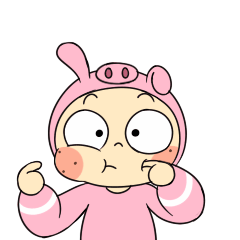 看我的嘴里有一个圆球_顽皮鬼脸图片_表情党