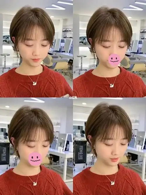 清新甜美日系学生短发小圆脸必备短发