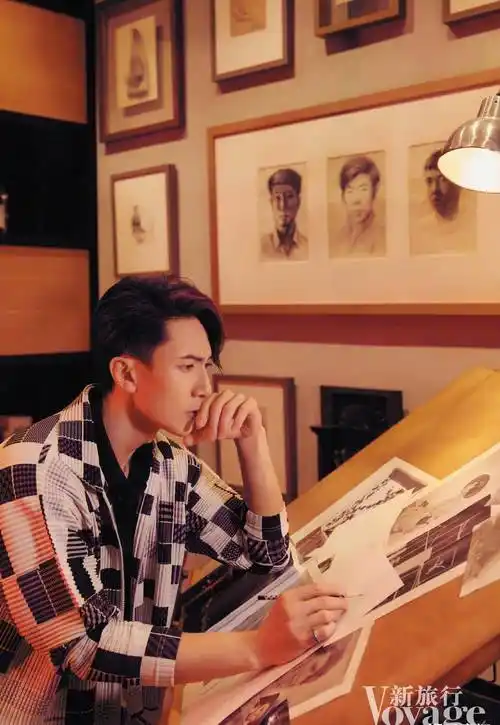 吴尊《voyage新旅行》封面大片,清晰的侧颜轮廓十分帅气_绅士_夏日