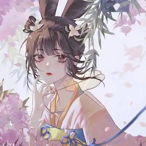 超级古风冷艳女生动漫头像_侵权_来自_网络