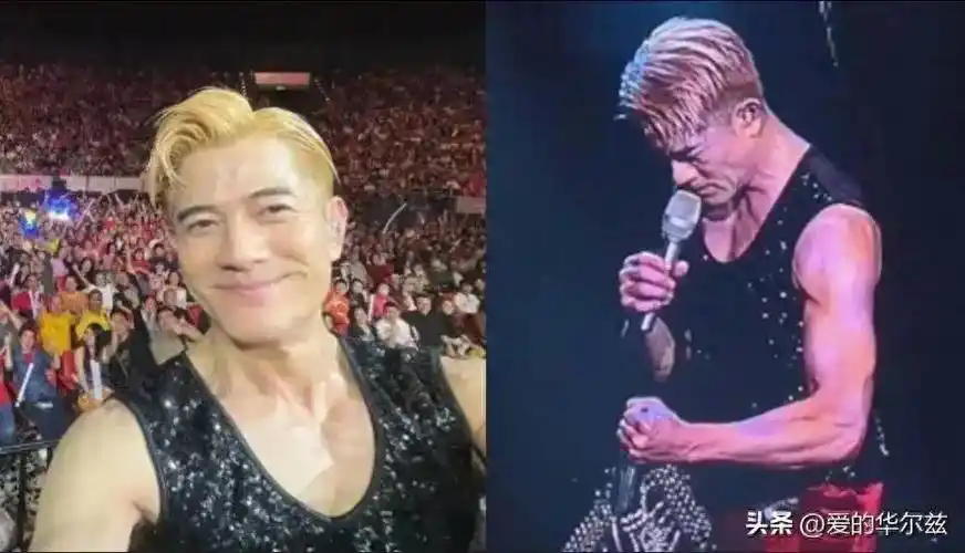 58岁港星郭富城日前在马来西亚举办巡回演唱会,他在场秀出惊人肌肉,让