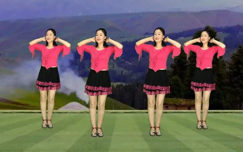 老歌广场舞碎心石当年学跳广场舞的情景又历历在目