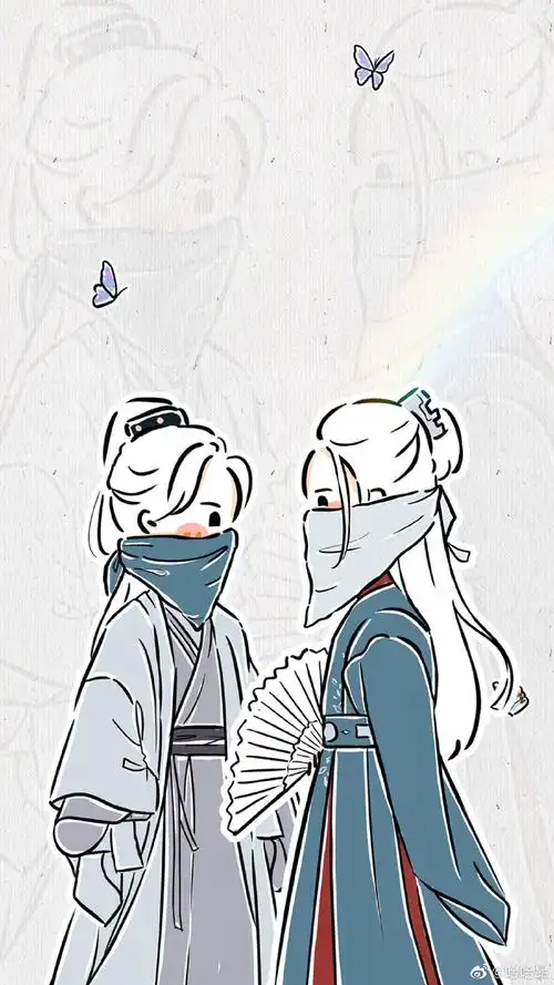 所以有些是随意搭配的山河令|周子舒|温客行|壁纸|头像|手绘分享