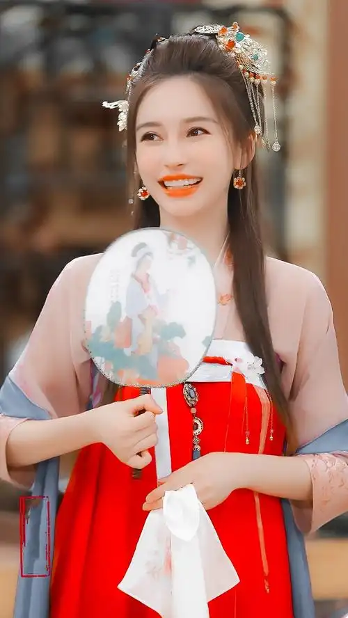 所以杨颖这不就是仙女下凡间吗?