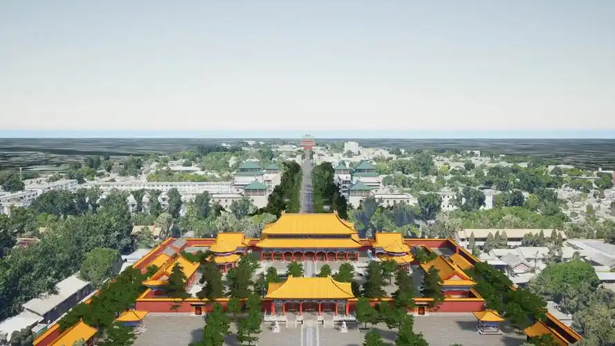 数字中轴线呼之欲出实景三维技术复刻古都脊梁