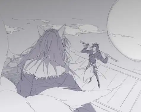 风乱碧云压青树