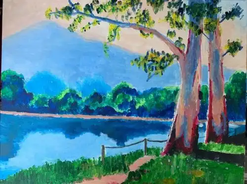 刘美希,10岁,《美丽的十三陵水库》 "环境优美,风景宜人"