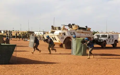 见过维和部队官兵的演练场景吗?一起来看看中国的蓝盔风采!